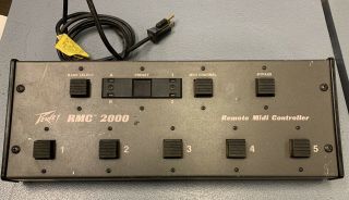 Vintage Peavey Rmc 2000 Remote Midi Foot Controller