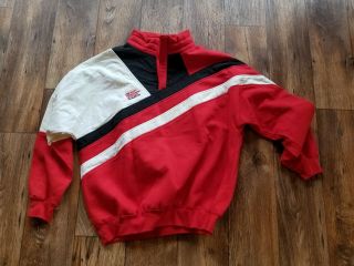 Scott Tournament Of Hearts Vintage Team Jacket Pullover Size L Curling