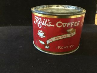 Vintage Keil’s Coffee tin Billings MONT.  rare tin 3