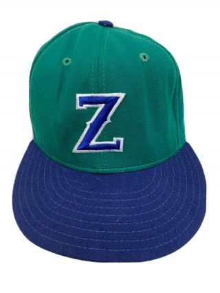 Vintage Denver Zephyrs 7 3/8 Fitted Hat Cap Minor League Baseball Era Usa