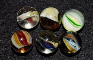 Vintage Marbles Group Of German Sparklers J/u 5/8 "
