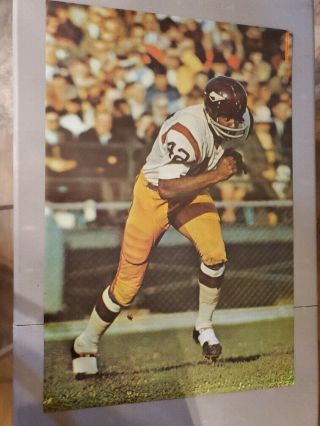 Charley Taylor Washington Redskins Football Player Vintage Poster 1969