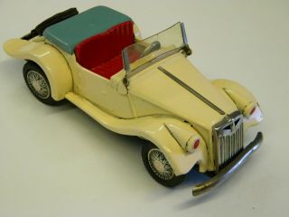 Vintage Japan Sss Tin Friction Mg Roadster Sweet