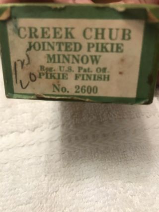 vintage creek chub jointed pikie 2