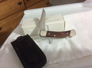 Old Schrade USA LB 5 Knife Unsharpened in the box with sheath 3
