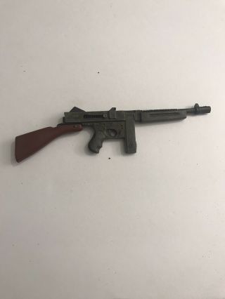 60’s Marx Miniature Toy Cap Gun Tommy Gun 6  Long,  Metal And Plastic Stock
