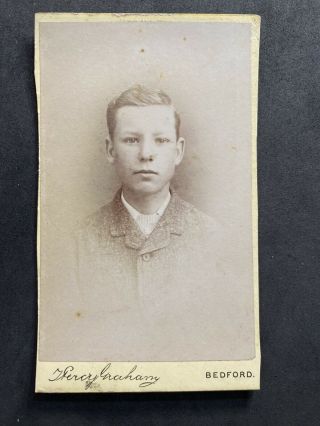 Victorian Carte De Visite Cdv: Child Young Man : Graham: Bedford