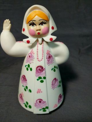Vintage Russian Hard Plastic Dancing Doll - “ussr” 5 1/4 "