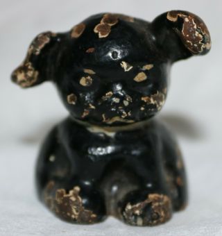 Vintage Hubley Cast Iron Pup Paperweight 2 - 1 5/8ths Inches