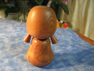 Vintage Japanese Wood Grain Kokeshi Doll Signed By Artist 6 " Tall Xlnt
