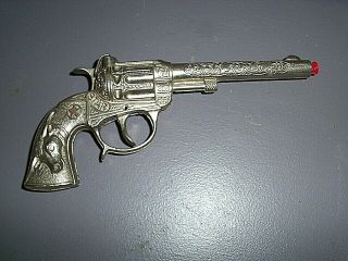 1950s KILGORE STAR TOY CAP GUN / PISTOL STEER HEAD HANDLE 2