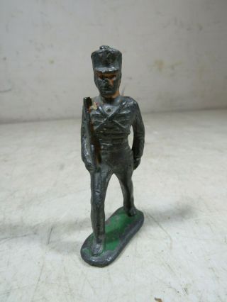 Vintage/antique Barclay Lead Toy Soldier Marching Cadet With Rifle