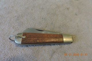 Case Xx Usa Whaler 1199 Sh - R Single Sheepfoot Blade Walnut Handle Pocket Knife
