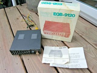 Vintage Award Eqb - 9120 Stereo Car Graphic Equalizer Booster 60 Wpc