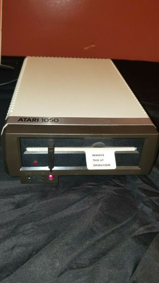 Vintage Atari Model 1050 Floppy Disk Drive Power Only W/ No Power Supply