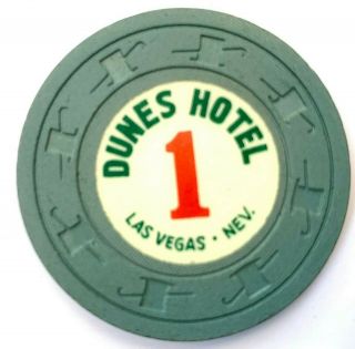 Dunes Casino Chip $1 - Las Vegas Nevada