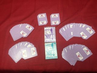 Vintage Paulson Chukchansi Gold Resort And Casino Playing Cards (2 Decks)