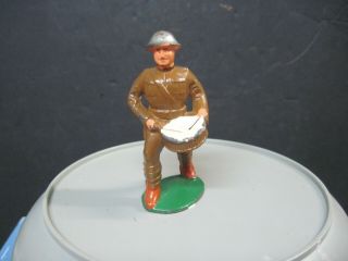Vintage Manoil/barclay Lead Soldiers - - Marching Drummer