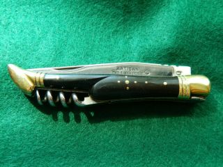 Laguiole Pocket Knife With Corkscrew