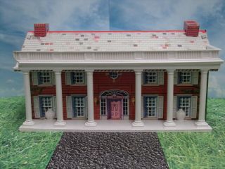 Vintage Marx Tin Litho Mansion From Civil War Playset Toy Soldier