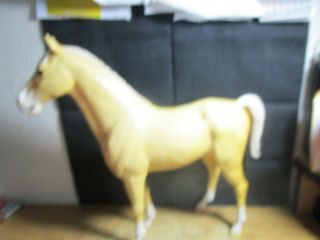Vintage Mcmlxv Johnny West Marx Horse Toy Cowboy Western A