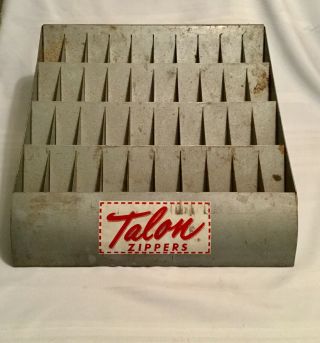 Vintage Talon Zipper Counter Top Display