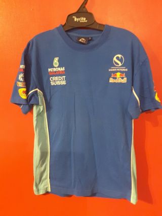 Vintage Sauber Petronas Gp F1 Team T Shirt.  Official Product Size S.