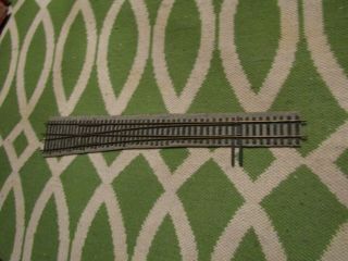 Vintage O Scale 2 Rail Left Hand Track Turnout Switch Brass Rails Wood Roadbed