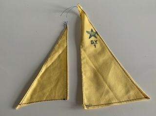 1 X Set Of Star Yacht Sy/1 Sails - From Left Over Old Factory Stock