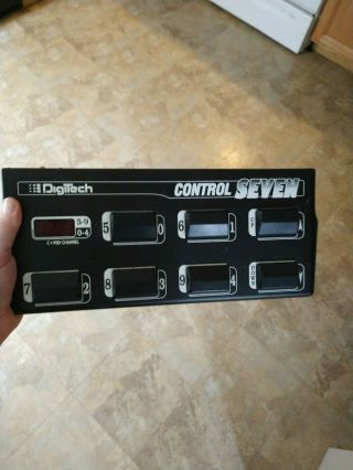 New/vintage Digitech Control Seven Midi Foot Controller.