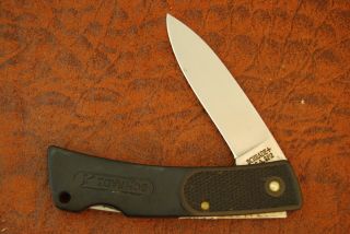 Vintage Schrade Made In Usa Black Lockback Knife Sp2 (4547)