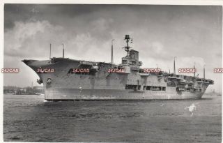Photograph Royal Navy.  Hms " Ark Royal " Aircraft Carrier.  Fine 1939