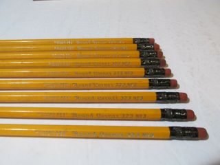 Vintage Richard Best Round Corner Pencils 323 No3,  Box Of 9 Not Sharpened