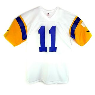 Vintage Rawlings 80’s Nfl Los Angeles Rams Jim Everett Football Jersey 11 White