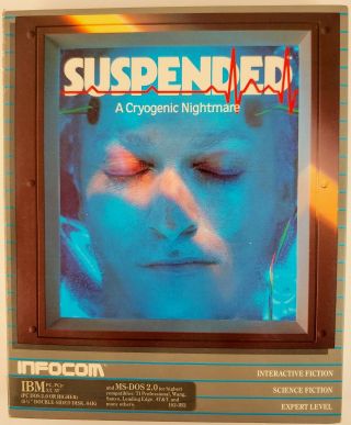 Suspended Infocom Ibm Pc Pcjr Dos Vintage Computer Game 1984