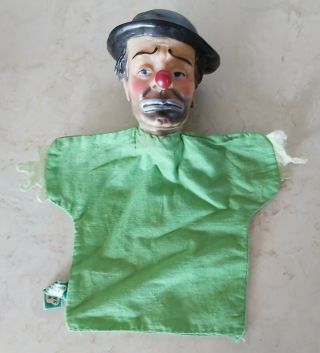 Vintage Emmett Kelly Clown Puppet Doll Baby Barry Toy