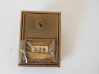 4 Vintage Post Office Box Door With A Keys And Door Frame (corbin)
