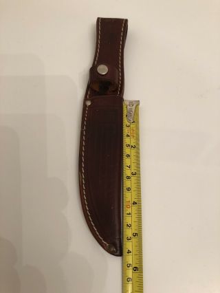 Vintage Case - XX USA Fixed Blade Knife Leather SHEATH - Sheath Only.  5 1/4 Blade 2
