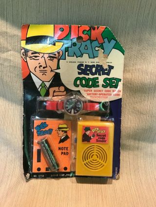 Dick Tracy Secret Code Set In Package