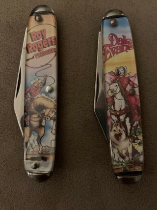 Roy Rogers & Dale Evans Vintage Pen Knives For Display Only ‘70’s Vintage