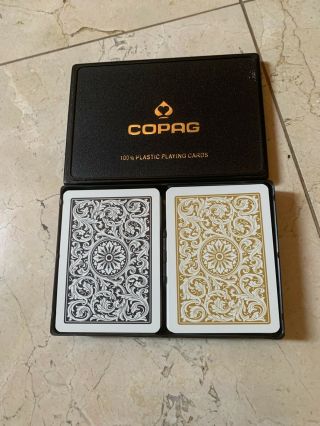 Copag 1546 Plastic Playing Cards Poker Size Jumbo Index Red Blue Gift