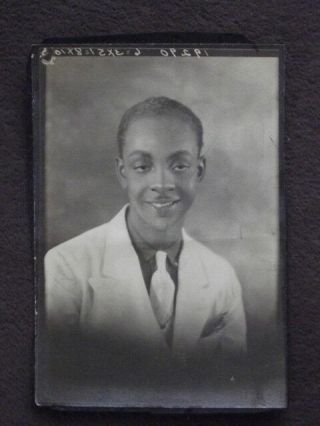 Well Dressed African American Man Smiling At Camera Vtg 1930 