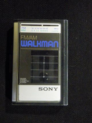 Vintage Sony Walkman Wm - F41 Stereo Radio Cassette Player Rare