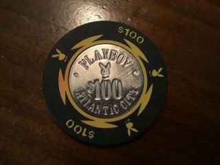 Playboy Club Atlantic City Nj $100 Casino Chip