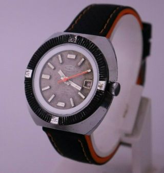 60 ' s - 70 ' s Vintage Oberon Diver ' s Automatic Movement Swiss Made Men ' s Watch 2