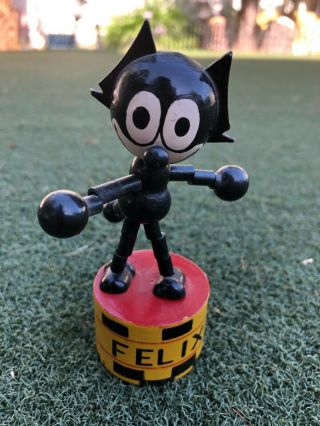 Felix The Cat Wooden Push Puppet Ftcp Inc