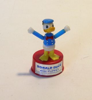Kohner Donald Duck Mini Push Button Puppet