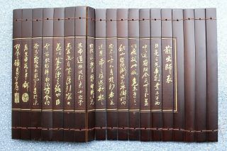 Chinese Classical Scroll Slips Famous Book Of " Qianchushibiao " 82x20cm