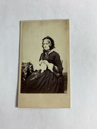 Antique Cdv Of Women By Photograph Rooms
