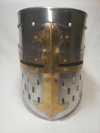 Medieval Knight Armor Crusader Templar Helmet Helm Mason 